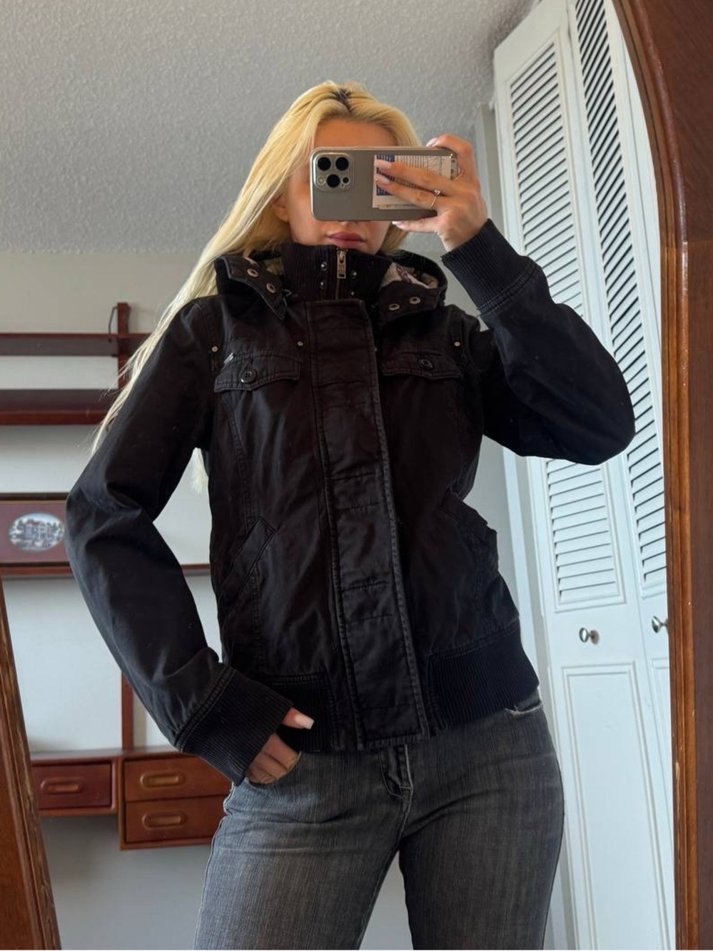 TNA Hooded Utility Jacket